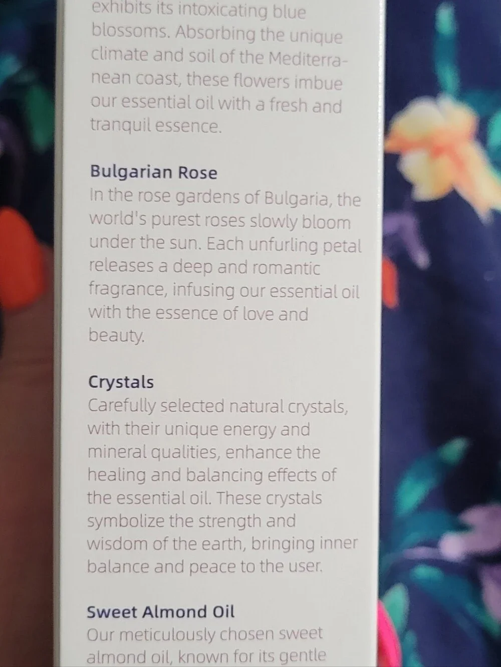 Mediterra Radiance Cornflower Rose Almond Body Oil With Crystals